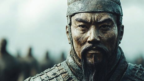 秦始皇兵马俑特写镜头