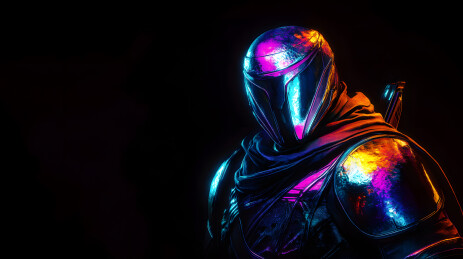 霓虹武士未来战士科幻装甲