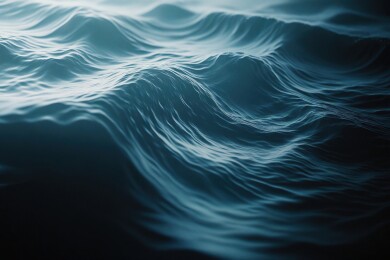 波涛汹涌的海面