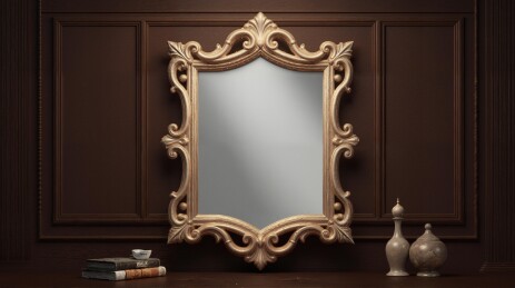 古典装饰中的精致镜子
