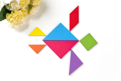 七巧板海龟拼图