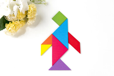 七巧板企鹅拼图