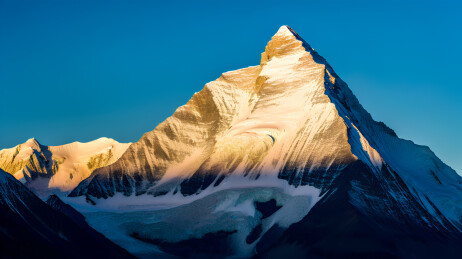 巍峨的雪山
