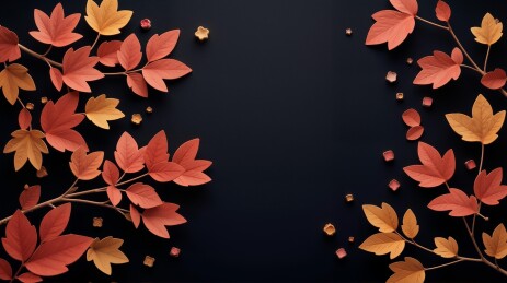 秋意浓浓满屏红叶