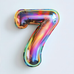 数字7流彩艺术设计