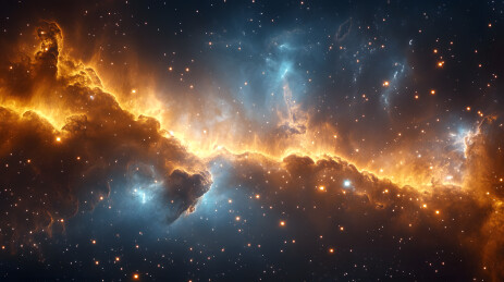 宇宙星云绚丽景象
