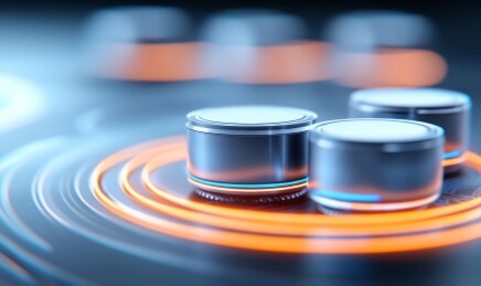 科技感旋钮控制面板