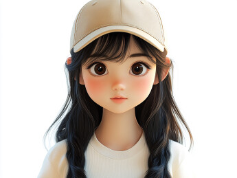 3d卡通美女