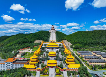 吉林敦化六鼎山文化旅游区正觉寺景观