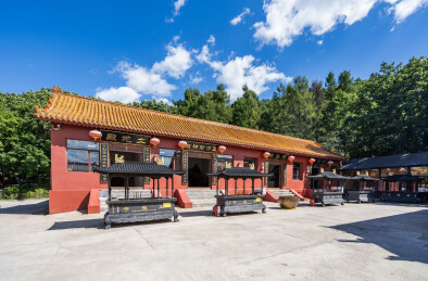 吉林敦化六鼎山文化旅游区正觉寺景观