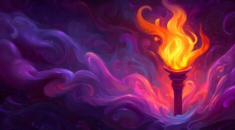 梦幻火焰火炬