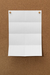 图钉八等分空白纸