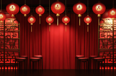中式传统建筑内部
