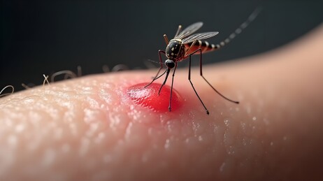 吸血蚊虫与皮肤炎症
