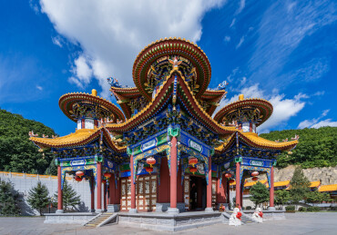 吉林敦化六鼎山文化旅游区正觉寺景观