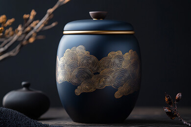 一个复古风的坛子