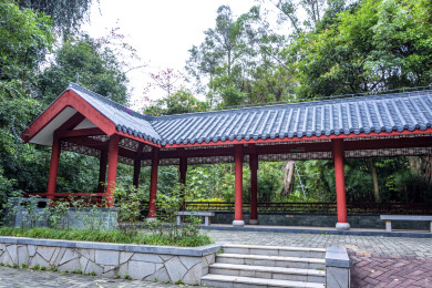 深圳笔架山公园长廊