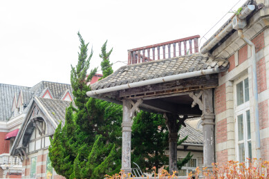 辽宁大连俄罗斯风情街历史建筑