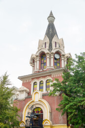 辽宁大连俄罗斯风情街历史建筑