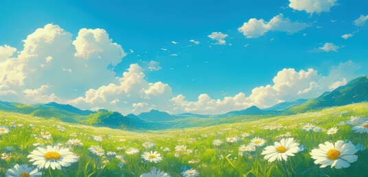 春天春意盎然绿色背景图