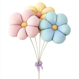 3D花朵元素