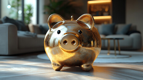 客厅金猪存钱罐