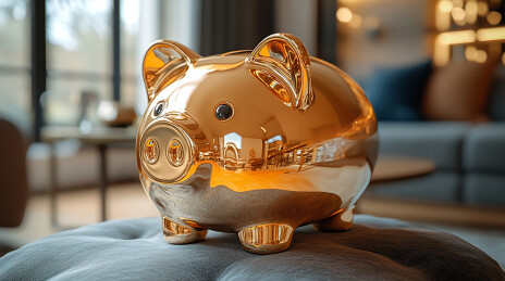 客厅金猪存钱罐