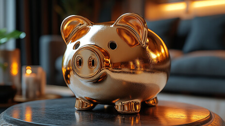 客厅金猪存钱罐
