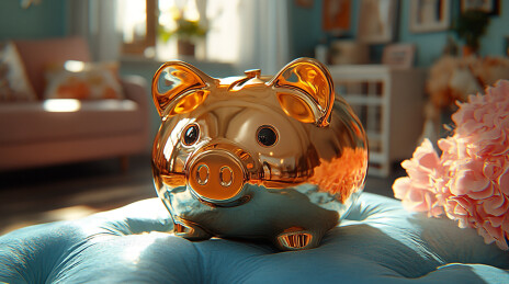客厅金猪存钱罐