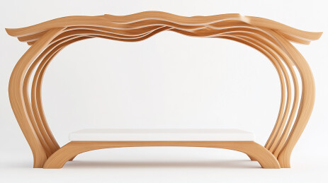 清新唯美的春天户外展台