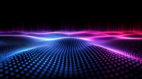 未来量子科技概念插画