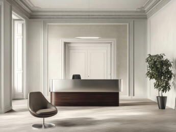 现代办公室接待区