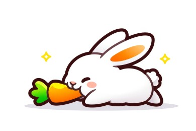 小白兔吃胡萝卜