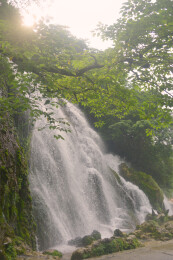 贵州黔南荔波小七孔风景区 拉雅瀑布