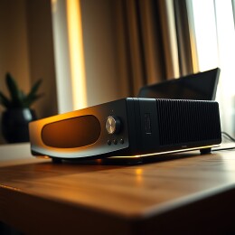 现代音响设备简约设计科技感十足