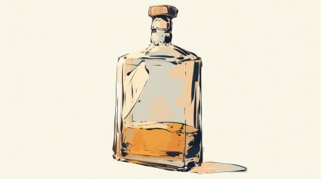 琥珀色酒液的醇厚时光