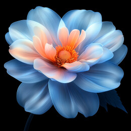 幻彩蓝花特效