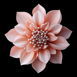 粉花珍珠花蕊