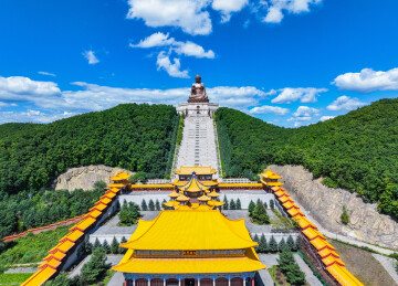 吉林敦化六鼎山文化旅游区正觉寺景观