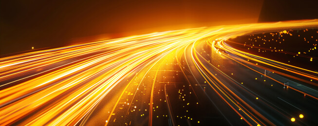 金色光线道路商务背景