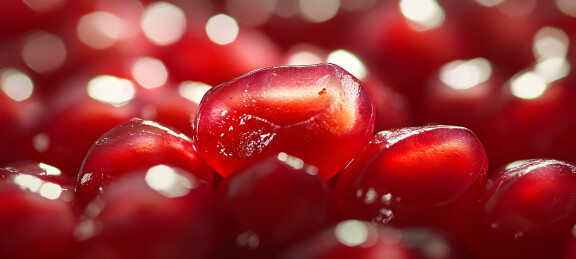 鲜红饱满石榴籽