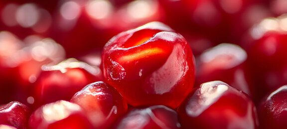 鲜红饱满石榴籽