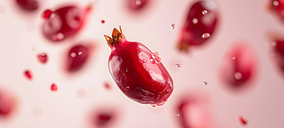 鲜红饱满石榴籽