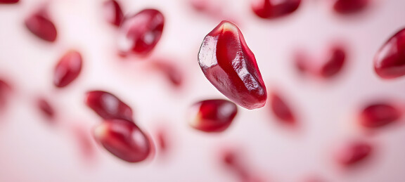 鲜红饱满石榴籽