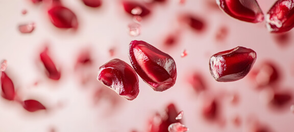 鲜红饱满石榴籽