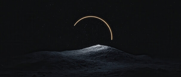 月球表面的神秘弧光