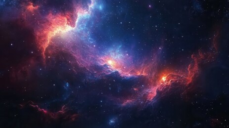 宇宙星云绚丽景象