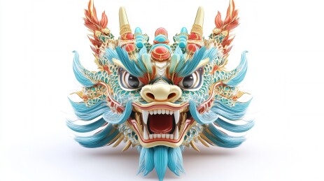 精美龙首雕塑艺术品