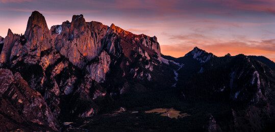 四川阿坝扎尕那最后的余晖 