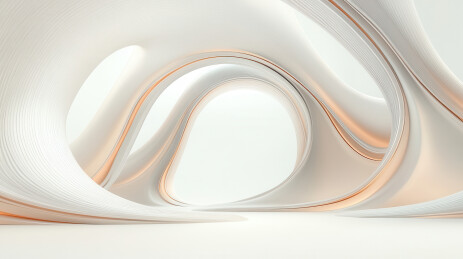 抽象艺术流动的光影与曲线